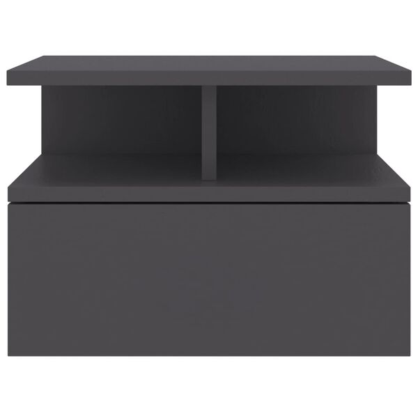 vidaXL N&aacute;stenn&eacute; nočn&eacute; stol&iacute;ky 2ks, siv&eacute; 40x31x27 cm, kompozitn&eacute; drevo