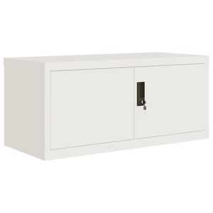 vidaXL Kartot&eacute;ka biela 90x40x40 cm oceľov&aacute;