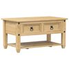 vidaXL Konferenčn&yacute; stol&iacute;k z&aacute;suvkov&yacute; Corona 85x50x45cm borovicov&yacute; mas&iacute;v