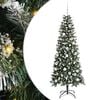 vidaXL Umel&yacute; vianočn&yacute; stromček Zelen&aacute; 180 cm PVC, plast a oceľ