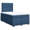 vidaXL Boxspring posteľ s matracom modr&aacute; 120x190 cm l&aacute;tka