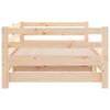 vidaXL Rozkladacia denná posteľ borovicový masív 2x(90x200) cm