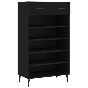 vidaXL Botn&iacute;k čierny 60x35x105 cm kompozitn&eacute; drevo