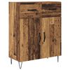 vidaXL Highboard Star&eacute; drevo 69,5 x 34 x 180 cm Kompozitn&eacute; drevo