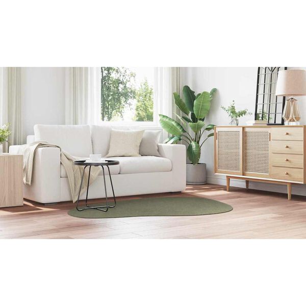 vidaXL Kusov&eacute; koberce HUARTE Lesn&aacute; zelen&aacute; 120 x 170 cm Polyester