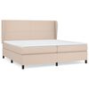 vidaXL Boxspring posteľ s matracom kapuč&iacute;nov&aacute; 200x200 cm umel&aacute; koža
