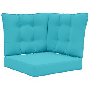 vidaXL Vank&uacute;&scaron; na vonkaj&scaron;iu pohovku Polyester Tyrkysov&aacute; 50,5 x 50,5 cm