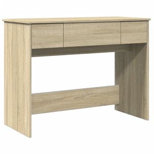 vidaXL Toaletn&yacute; stol&iacute;k so zrkadlom dub sonoma 100x45x76 cm