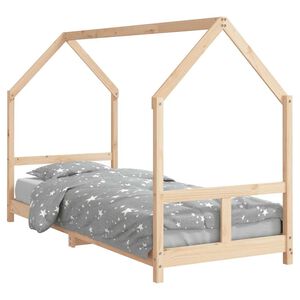 vidaXL R&aacute;m detskej postele 80x200 cm mas&iacute;vna borovica