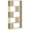 vidaXL Knižnica 5 pol&iacute;c dub sonoma 80,5x23,5x162,5 cm kompozitn&eacute; drevo