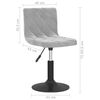 vidaXL Otočn&eacute; jed&aacute;lensk&eacute; stoličky 2 ks bledosiv&eacute; zamatov&eacute;