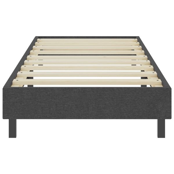 vidaXL R&aacute;m na boxspring posteľ, siv&yacute;, l&aacute;tka 90x200 cm