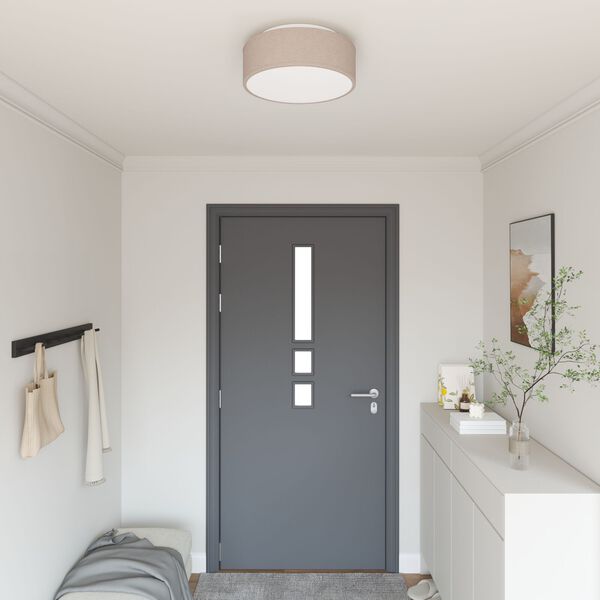 vidaXL Stropn&aacute; lampa so bodmi Sivohned&aacute; 38 x 38 x 13,5 cm l&aacute;tka