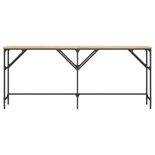 vidaXL Konzolov&yacute; stol&iacute;k dub sonoma 180x29x75 cm kompozitn&eacute; drevo