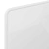 vidaXL Zadn&eacute; čelo Leskl&aacute; biela 75 cm Kompozitn&eacute; drevo