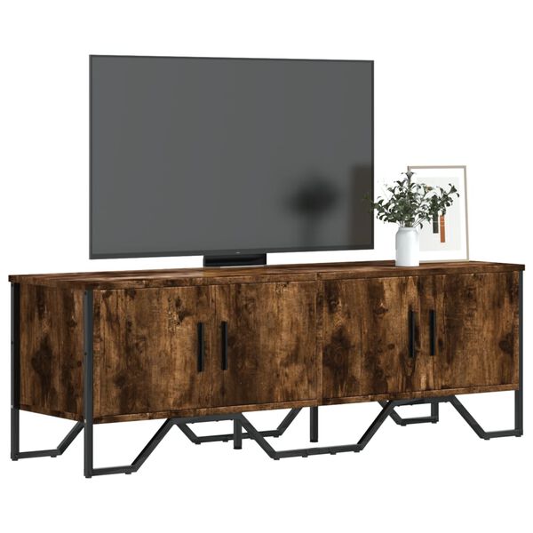 vidaXL TV stol&iacute;k dub sonoma 122x34x41 cm kompozitn&eacute; drevo