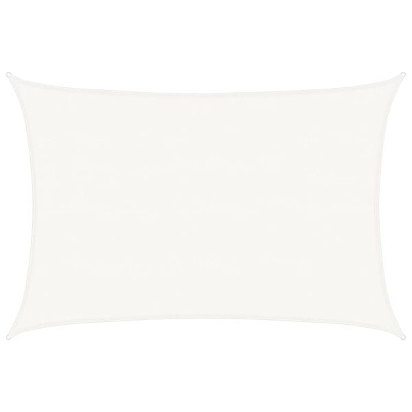 vidaXL Tieniaca plachta 160 g/m&sup2;, biela 5x6 m, HDPE
