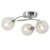 vidaXL Stropn&aacute; lampa s 3 LED žiarovkami G9, 120 W