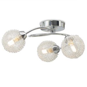 vidaXL Stropn&aacute; lampa s 3 LED žiarovkami G9, 120 W
