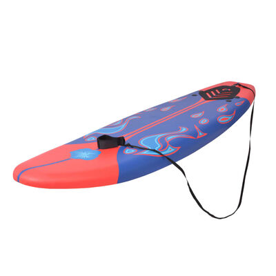 vidaXL Surfová doska, modro-červená, 170 cm