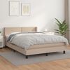 vidaXL Boxspring posteľ s matracom kapuč&iacute;nov&aacute; 140x200 cm umel&aacute; koža