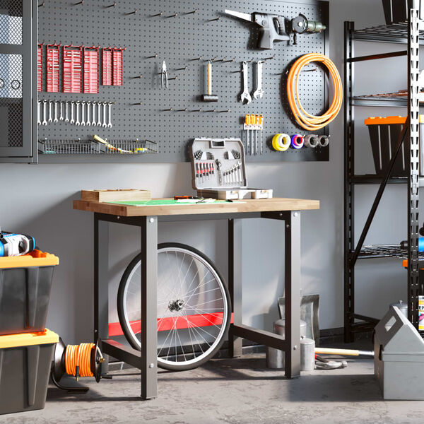 vidaXL Pracovný stôl 100x60x83 cm dubový masív obdĺžnikový