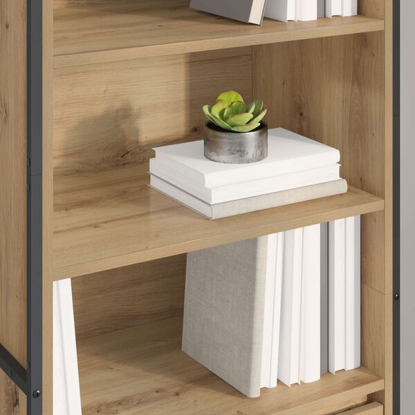 vidaXL Vysok&eacute; skrinky 2 pcs Remeseln&iacute;cky dub 60 x 36 x 200 cm