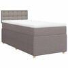 vidaXL Posteľn&yacute; r&aacute;m boxsping s matracom sivohned&yacute; 80x200 cm l&aacute;tka