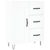 vidaXL Komoda biela 69,5x34x90 cm kompozitn&eacute; drevo