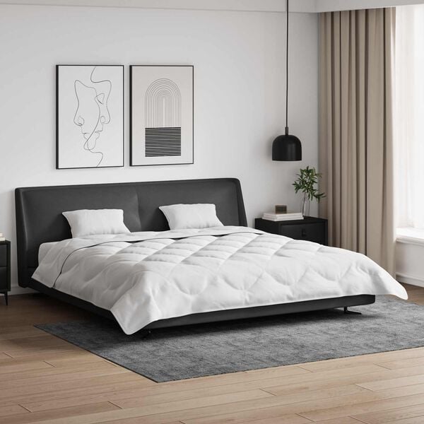 vidaXL Letn&aacute; prikr&yacute;vka s vank&uacute;&scaron;om 3 pcs Biela Mikrovl&aacute;kno