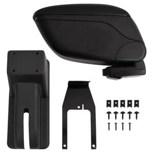 vidaXL Lakťov&aacute; opierka do auta čierna 12x29x(32-46) cm ABS