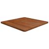 vidaXL &Scaron;tvorcov&aacute; stolov&aacute; doska tmavohned&aacute; 70x70x2,5 cm lakovan&yacute; dub