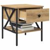 vidaXL Nočn&yacute; stol&iacute;k so z&aacute;suvkou dub artisan 40 x 42 x 45 cm