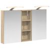 vidaXL Set kabinetov do k&uacute;peľne 3 ks 80 x 10,5 x 50 cm