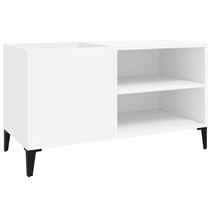 vidaXL Skrinka na platne biela 84,5x38x48 cm kompozitn&eacute; drevo