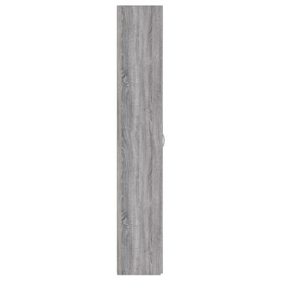vidaXL Kancelárska skrinka sivá sonoma 60x32x190 cm spracované drevo