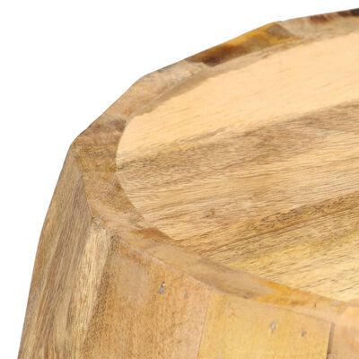 vidaXL Stolička v tvare bubna masívne mangovníkové drevo