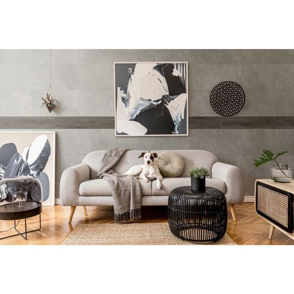 Grosfillex Obkladačky na stenu Gx Wall+ 15 ks 15x90 cm tmavý dub