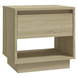 vidaXL Nočn&yacute; stol&iacute;k dub sonoma 45x34x44 cm drevotrieska