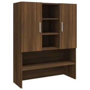 vidaXL Skrinka na pr&aacute;čku hned&yacute; dub 70,5x25,5x90 cm