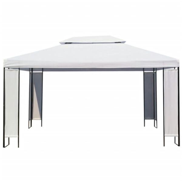 vidaXL Altánok, biely 3x4 m