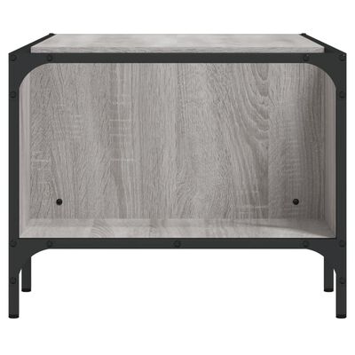 vidaXL Konferenčný stolík s regálom sivý sonoma 100x51x40cm komp.drevo
