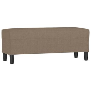 vidaXL Lavička sivohned&aacute; 100x35x41 cm l&aacute;tka