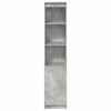 vidaXL Highboard Concrete Grey 37,5x35x180 cm Kon&scaron;trukčn&eacute; drevo