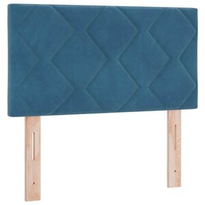 vidaXL Zadn&eacute; čelo Tmavomodr&aacute; 80 cm Zamat