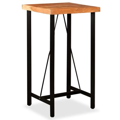 vidaXL Barový stolík, akáciový masív 60x60x107 cm