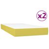 vidaXL Boxspring posteľ s matracom zelen&aacute; 200x200 cm l&aacute;tka