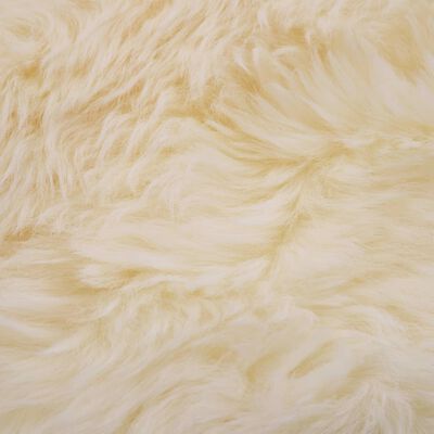 vidaXL Koberec z ovčej kože biely 60x180 cm