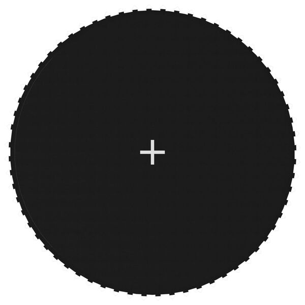 vidaXL Skákacia plocha na 3,66 m okrúhlu trampolínu, látka, čierna