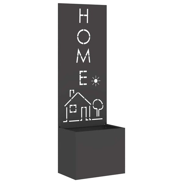 vidaXL Z&aacute;hradn&aacute; clona na s&uacute;kromie Rezac&iacute; Čierna 50 x 140 cm